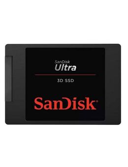 Sandisk Ultra 3D SSD 2TB SSD-Festplatte (2 TB) 2.5" 560 MB/S Lesegeschwindigkeit, 530 MB/S Schreibgeschwindigkeit
