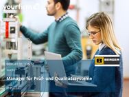 Manager für Prüf- und Qualitätssysteme - Passau