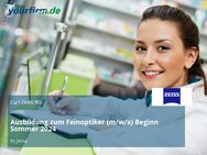 Ausbildung zum Feinoptiker (m/w/x) Beginn Sommer 2024 - Jena