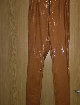 Lack Lackleggins lackhose hose leggins Spigelglanz Gr.M - Löwenberger Land