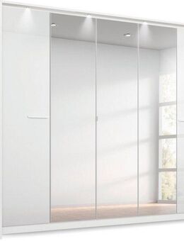 rauch Drehtürenschrank Oteli mit Mittelspiegel und Passepartout optional mit Beleuchtung