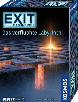 Kosmos Spiel EXIT, Das verfluchte Labyrinth, Rätselspiel, Made in Germany
