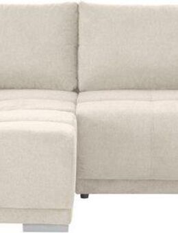 INOSIGN Ecksofa Bolero L-Form, wahlweise mit Bettfunktion & Bettkasten