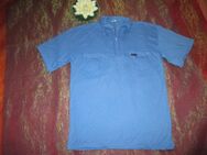 Original 1960er VINTAGE * Herren oder Damen * Unisex * Kurzarm * Polo * T-  Shirt * Gr. 50- 52/ M- L * royal- königs- mittel- blau * - Riedlingen