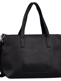 TOM TAILOR Shopper Marla, aus fein genarbtem Lederimitat außen und weichem Suede-Imitat innen