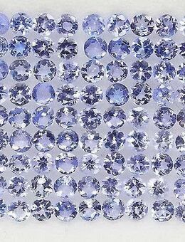4,85 ct -ECHT - VVS, TOP ,schönes Augenreines Tansanit Lot , Purple Blue 2,7 mm - Neubrandenburg