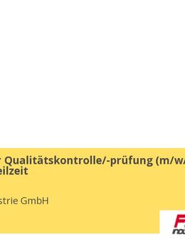 Mitarbeiter Qualitätskontrolle/-prüfung (m/w/d) Vollzeit / Teilzeit - Berlin