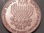 5 Deutsche Mark Gedenkmünze "25 J. Grundgesetz der BRD" 1974 - Prägestätte F - Borken