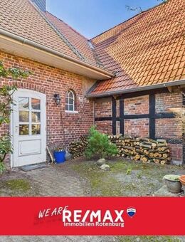 Paradies für Zwei- & Vierbeiner - Wohnen auf dem Resthof! Mehr Platz für Ihre Träume in Resthofidylle mit Raum für Familie & Tiere - Hemslingen