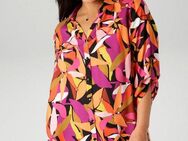 Aniston PLUS Longbluse mit großflächigen, Blättern bedruckt