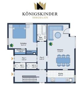 Attraktive 2-Zimmer-Wohnung mit Stellplatz, großer Küche, Keller - Sofort verfügbar! - Brackenheim
