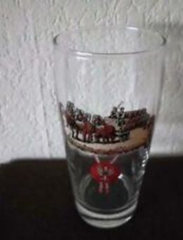 Bierbecher mit Bierkutscher Aufdruck - Merkelbach