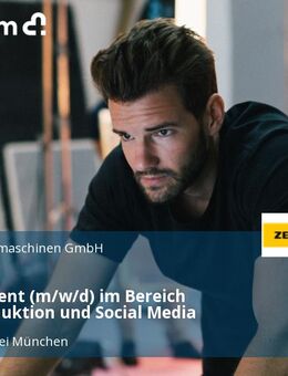 Werkstudent (m/w/d) im Bereich Videoproduktion und Social Media - Garching (München)