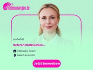 Referent (m/w/d) Kalkulation - Pullach (Isartal)