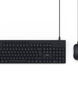 Hama USB-Tastatur-Maus-Set "CKM-200" Tastatur- und Maus-Set, (kabelgebunden, DE)