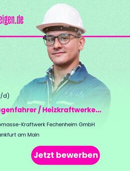 Anlagenfahrer / Heizkraftwerker im Kraftwerksschichtbetrieb (m/w/d) - Frankfurt (Main)