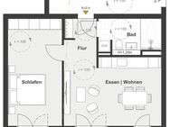 B-02 Erdgeschoss - 2-Zimmer Garten Wohnungen mit Terrasse - Schwabach Zentrum