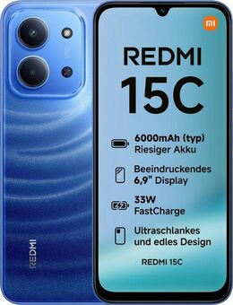 Xiaomi Redmi 15C 5G 4+128GB Smartphone (17,52 cm/6,9 Zoll, 128 GB Speicherplatz, 50 MP Kamera)