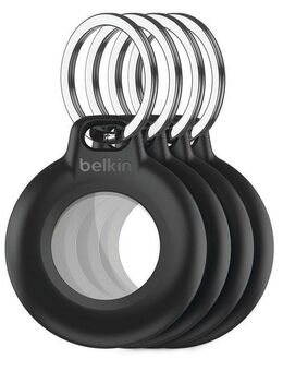 Belkin Schlüsselanhänger Set Secure Holder 4er-Pack wasserfest für Apple AirTag (4-tlg)