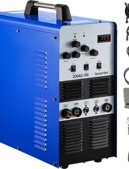 WIG Schweißgerät Alu HF Inverter TIG MMA 200 AC/DC 200 A Pulse - Wuppertal