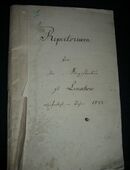Repertorium von 1842 in 46485