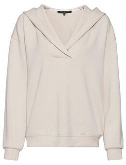 French Connection Hoodie mit V-Ausschnitt und breitem Kragen, Loungewear