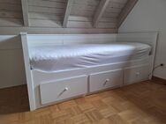 weißes Bett mit 3 Schubladen - Emsdetten