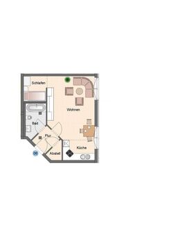 Schöne 1,5-Zimmer-Wohnung mit Einbauküche - Markt Schwaben