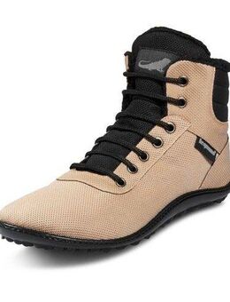 Leguano KOSMO Barfußschuh, Bequemschuh, Schnürboots mit einzigartiger Halbkugel-Laufsohle