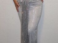 Abendkleid Silber Glitzer 38 gr - Osnabrück Zentrum