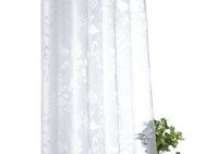Weckbrodt Vorhang Shorty, Ösen (1 St), transparent, Ausbrenner, Ausbrenner, Allover,transparent,Motiv Vögel und Zweige, Gardine, Store