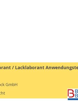Chemielaborant / Lacklaborant Anwendungstechnik (m/w/d) - Marschacht