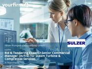 Bid & Tendering Expert / Senior Commercial Manager (m/f/d) for Steam Turbine & Compressor Services - Mannheim
