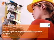 Beschäftigter im allgemeinen Vollzugsdienst (m/w/d) - Kaisheim
