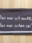 UNBENUTZT Kissenbezug Kissenhülle dunkelgrau ca. 48 x 29 cm in 42327