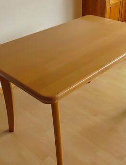 Esstisch und Eckbank, aus Holz, gebraucht, zu verschenken - Wesel Zentrum