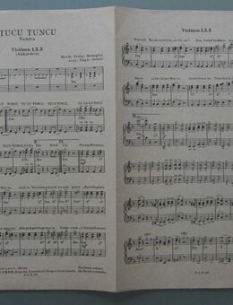 Akkordeon-Noten "Tucu Tuncu" / "Mama, el Baion" (1950er) - Münster