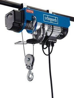 Scheppach Seilwinde HRS 400, Seilzug bis 400 kg, 6 Meter