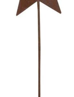 HOFMANN LIVING AND MORE Dekostern Weihnachtsstern, Weihnachtsdeko außen u. innen, aus Metall, mit rostiger Oberfläche