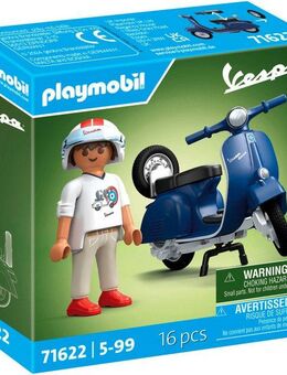 Playmobil® 1969 Vespa 150 Sprint Veloce, Blau (71622), Vespa Konstruktions-Spielset, (16 St), Made in Europe