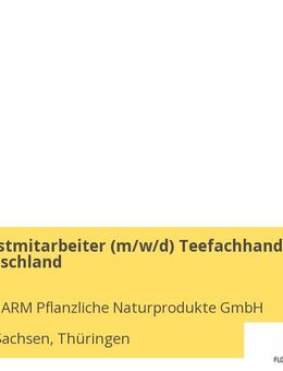 Außendienstmitarbeiter (m/w/d) Teefachhandel - Südostdeutschland - Erfurt