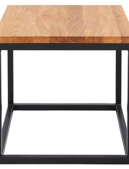 Home affaire Couchtisch Voorst, aus massiver Eiche und Metallgestell