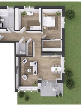 Modern - Schick - Energiebewusst Wohnen der Extraklasse mit Gartenanteil NEUBAU - Tengen