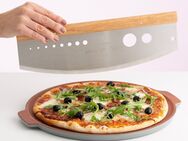 Mason Cash Pizzaschneider, 3in1-Funktion, Edelstahl, Holz