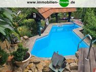 Wohnidylle im Grünen - Kleines Einfamilien-/Wochenendhaus auf 2 Etagen mit großem Gartengrundstück und Pool - Erfurt