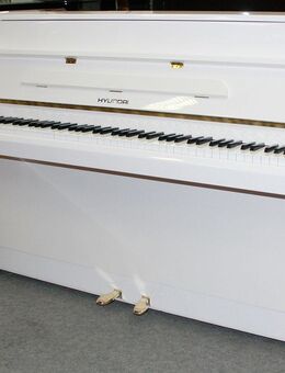 Klavier Hyundai U810, weiß poliert, Baujahr 1995, 5 Jahre Garantie - Egestorf
