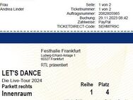 Let's Dance Ticket Frankfurt 21.11.24 - 1. Reihe VIP !! - Walenstadt