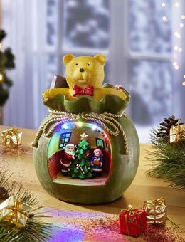 Spieluhr mit LEDs Spieldose Weihnachtslieder Weihnachtsdeko 17792 - Birkenfeld (Baden-Württemberg)