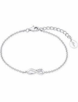 s.Oliver Silberarmband Infinity/Unendlichkeit, mit Zirkonia (synth)