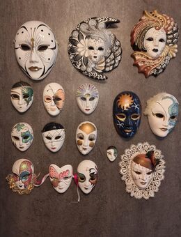 venezianischen Masken – kunstvoll gestaltet und handbemalt - Gladbeck